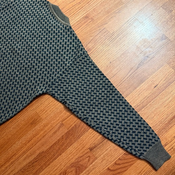 Valentino Uomo worsted wool crewneck vintage sweater size M - Picture 12 of 16